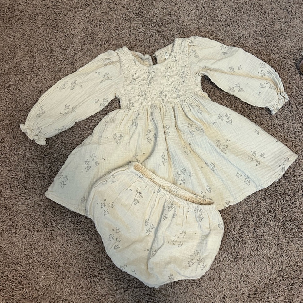 Rylee + Cru Baby Dress with Bloomers